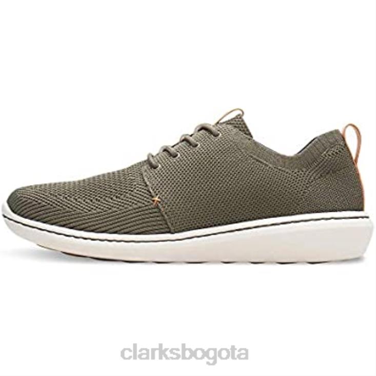 Clarks 0DX8L2433 Zapatilla clarks step urban mix de hombre verde caqui hombres verde caqui