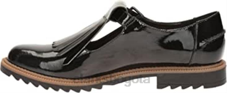 Clarks 0DX8L2436 mocasines clarks griff mia pen ny negros para mujer mujer palmadita negra