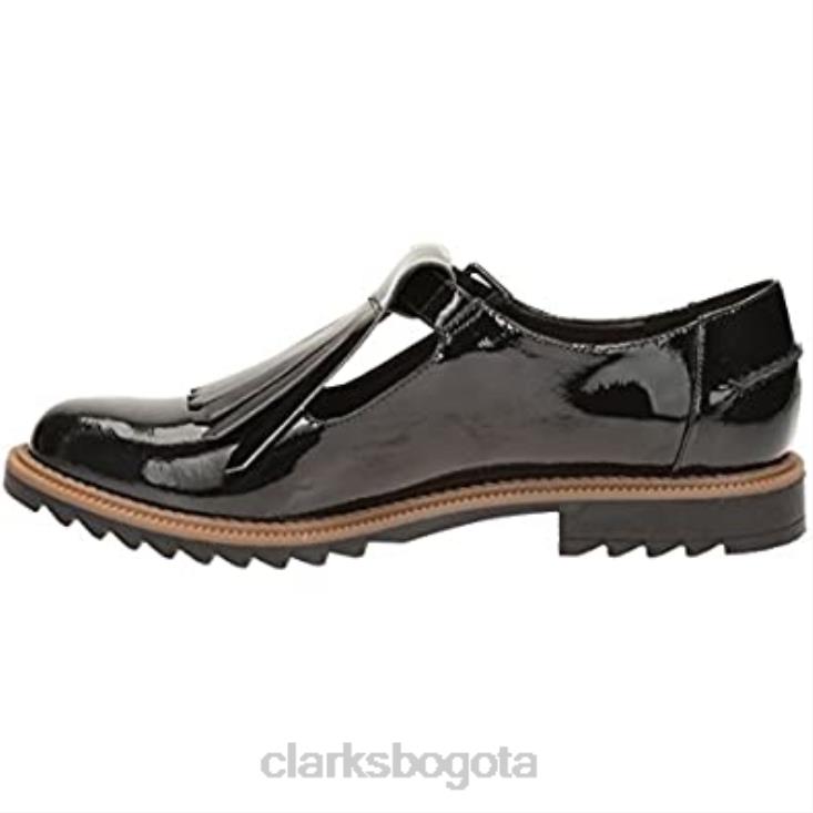 Clarks 0DX8L2436 mocasines clarks griff mia pen ny negros para mujer mujer palmadita negra