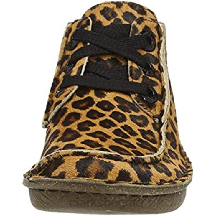 Clarks 0DX8L2437 mujer fun ny dream derbys clarks estampado leopardo mujer estampado de leopardo