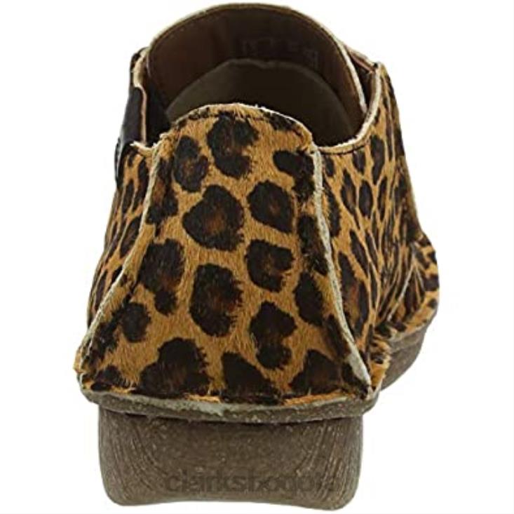Clarks 0DX8L2437 mujer fun ny dream derbys clarks estampado leopardo mujer estampado de leopardo