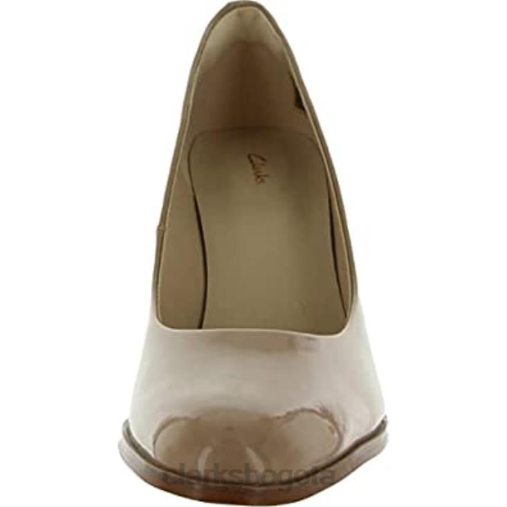 Clarks 0DX8L244 praliné charol kaylcara 2 clarks de cuero negro unisexo patente de praliné