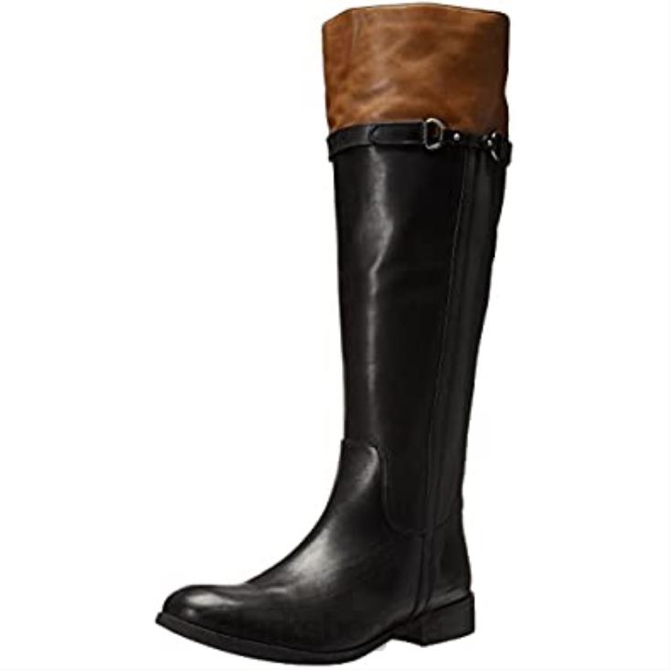 Clarks 0DX8L2447 bota de montar pita topeka mujer clarks cuero negro mujer cuero negro
