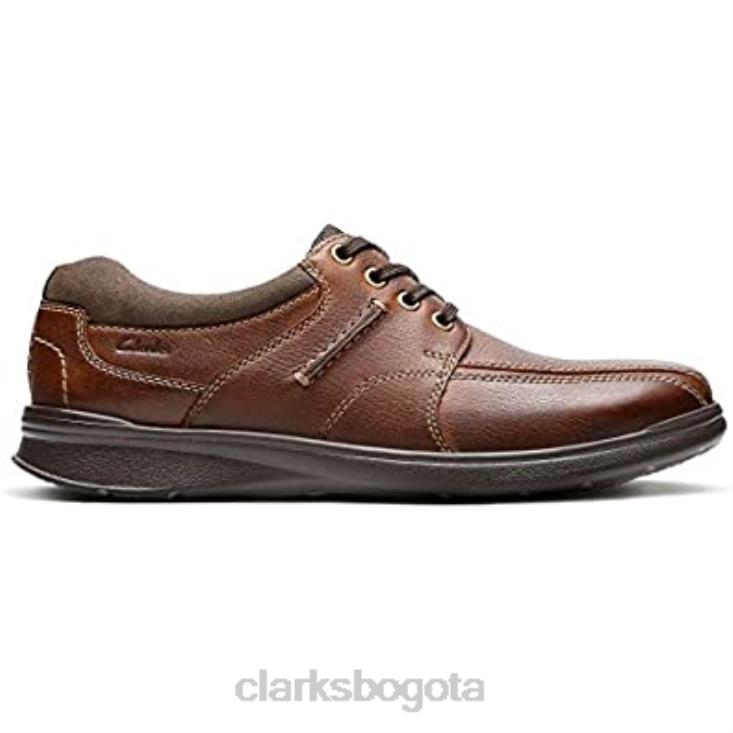 Clarks 0DX8L2448 clarks cotrell caminar zapatos de cuero tabaco unisexo