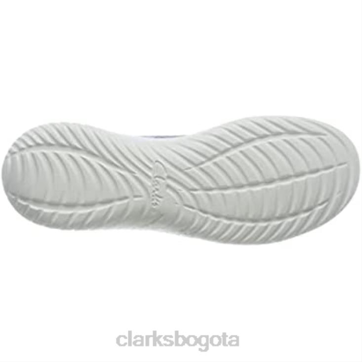 Clarks 0DX8L2452 Zapatilla combi nova glint azul marino oscuro para mujer clarks mujer combi azul marino oscuro