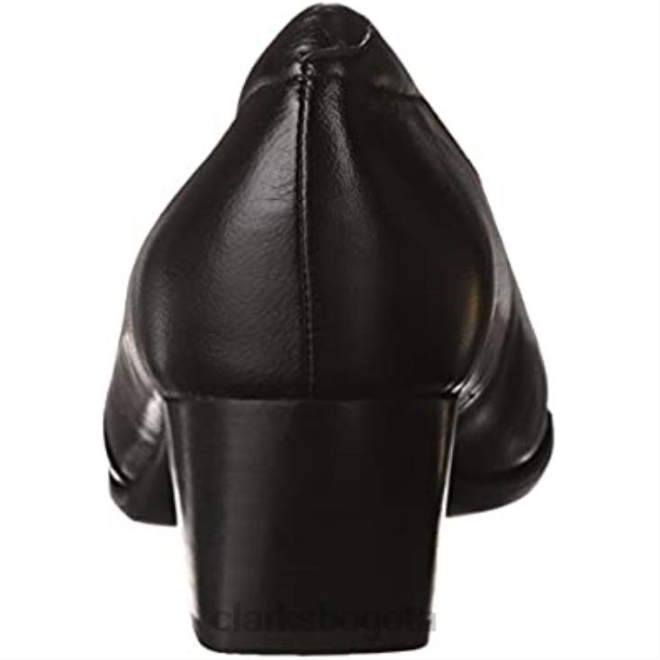 Clarks 0DX8L2453 vestido rosalyn belle mujer clarks cuero negro mujer cuero negro