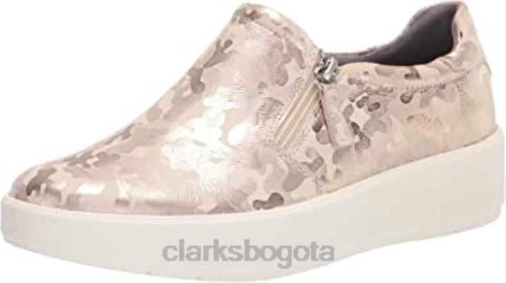 Clarks 0DX8L2463 zapatillas layton step para mujer clarks ivory ante interest mujer interés de gamuza marfil