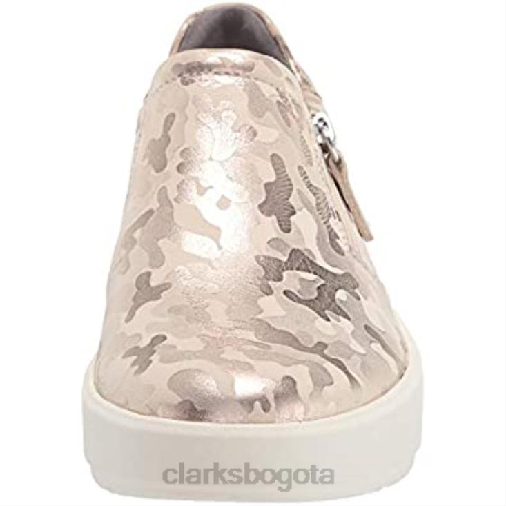 Clarks 0DX8L2463 zapatillas layton step para mujer clarks ivory ante interest mujer interés de gamuza marfil