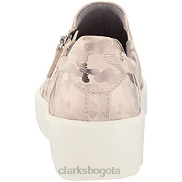 Clarks 0DX8L2463 zapatillas layton step para mujer clarks ivory ante interest mujer interés de gamuza marfil
