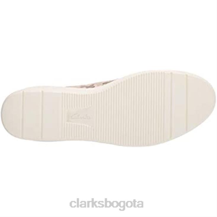 Clarks 0DX8L2463 zapatillas layton step para mujer clarks ivory ante interest mujer interés de gamuza marfil
