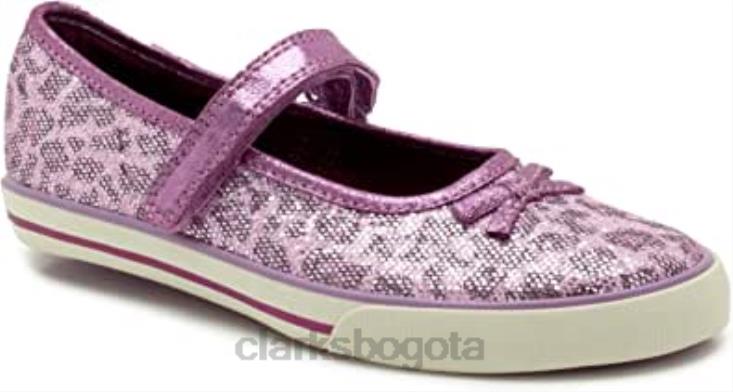 Clarks 0DX8L2464 clarks glamit junior morados unisexo púrpura