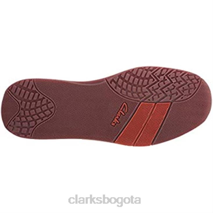 Clarks 0DX8L2467 Zapatilla Clarks Langton Easy de nobuk tostado para hombre hombres nubuck bronceado
