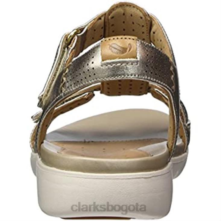 Clarks 0DX8L2472 Sandalias Clarks Un Haywood con barra en T para mujer mujer