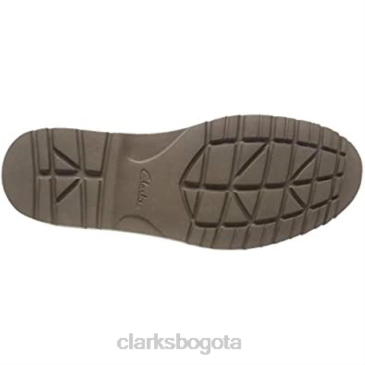 Clarks 0DX8L2477 vargo walk oxford clarks marrón cuero tostado oscuro para hombre hombres cuero marrón oscuro