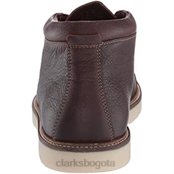 Clarks 0DX8L2479 botas clásicas grandtop para hombre clarks cuero caído marrón oscuro hombres cuero caído marrón oscuro