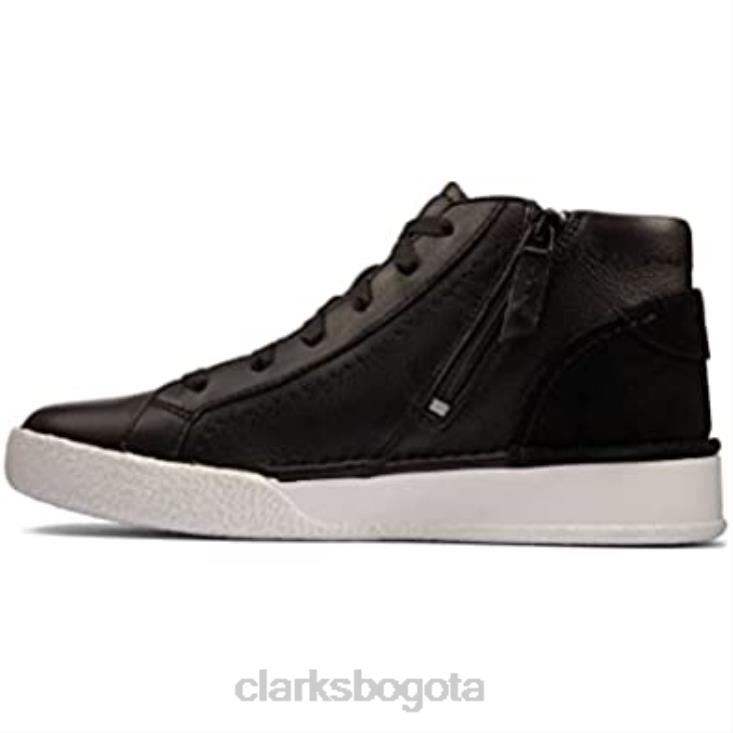 Clarks 0DX8L248 clarks craft cup hola de cuero negro unisexo cuero negro