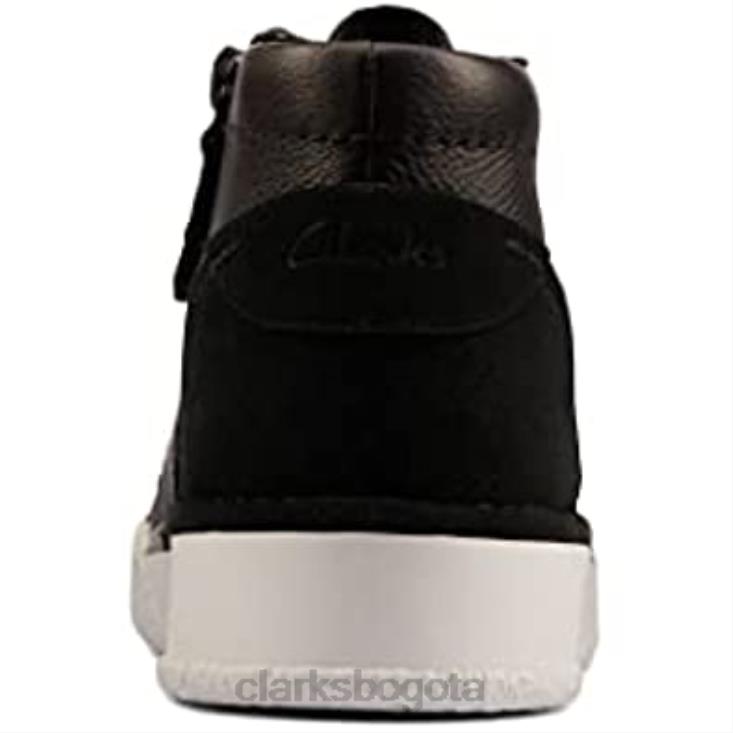 Clarks 0DX8L248 clarks craft cup hola de cuero negro unisexo cuero negro