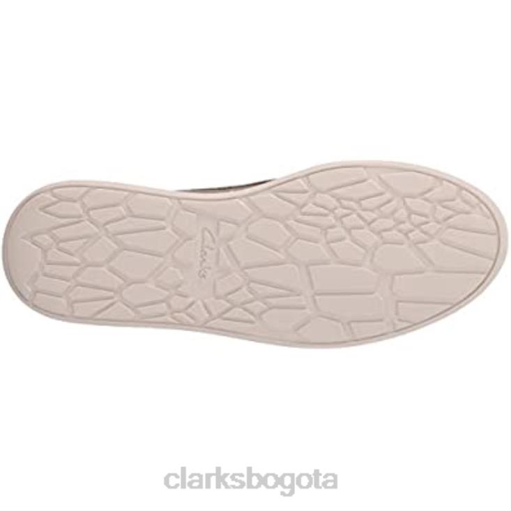 Clarks 0DX8L2483 Zapatilla clarks cantal lace de lona piedra para hombre hombres lienzo de piedra