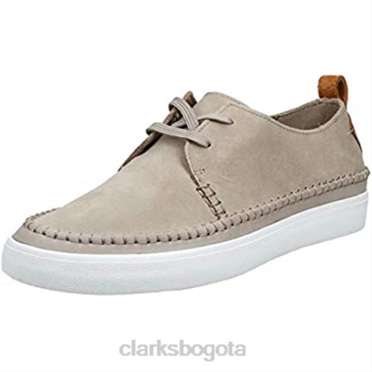 Clarks 0DX8L2489 clarks kessell artesanía zapatos de cuero arena unisexo