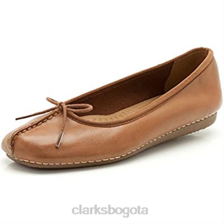 Clarks 0DX8L249 Bailarinas Clarks Freckle Ice de ante lila para mujer mujer gamuza lila