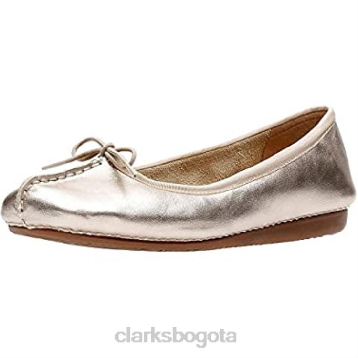 Clarks 0DX8L249 Bailarinas Clarks Freckle Ice de ante lila para mujer mujer gamuza lila