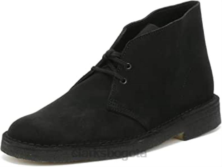 Clarks 0DX8L250 botas clarks desert hombre gamuza negra hombres