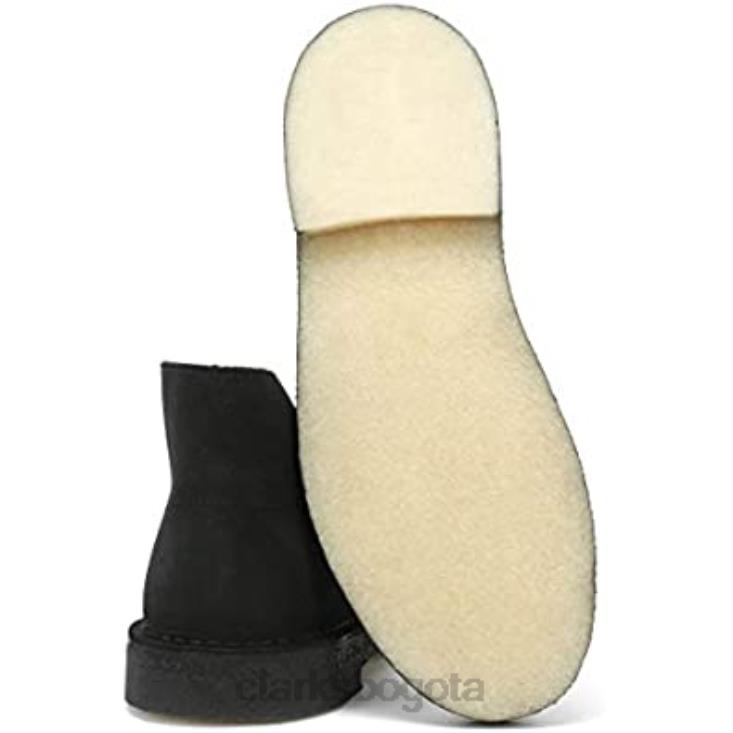 Clarks 0DX8L250 botas clarks desert hombre gamuza negra hombres