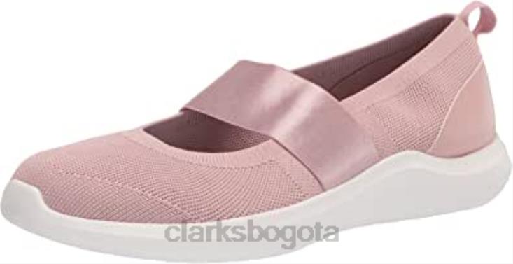 Clarks 0DX8L2500 Zapatilla Nova Sol de punto rosa polvoriento para mujer Clarks mujer