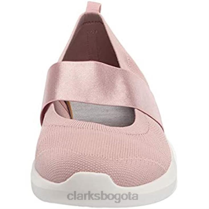 Clarks 0DX8L2501 Zapatilla clarks nova sol para mujer de punto rosa polvoriento mujer