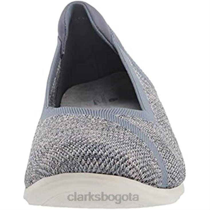 Clarks 0DX8L2503 bailarina carly wish mujer clarks azul gris mujer gris azulado