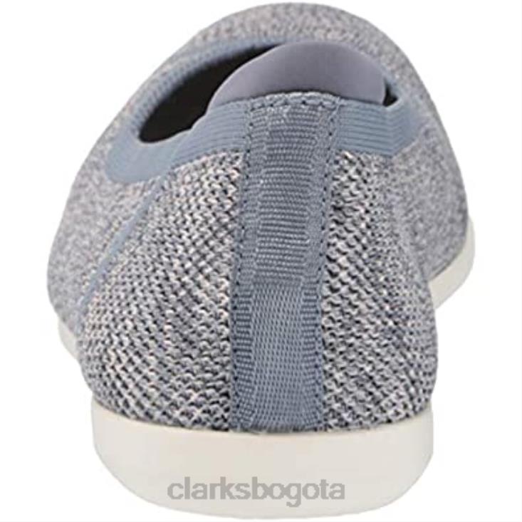 Clarks 0DX8L2503 bailarina carly wish mujer clarks azul gris mujer gris azulado