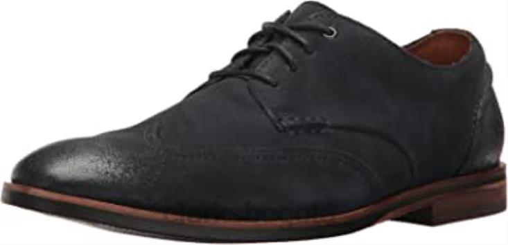 Clarks 0DX8L2506 Clarks Broyd Wing Broyd Wing ante azul marino para hombre hombres gamuza azul marino