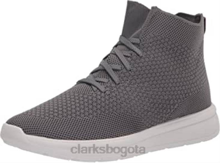 Clarks 0DX8L2515 Botas chukka medias ezera de punto gris oscuro de Clarks para mujer mujer punto gris oscuro