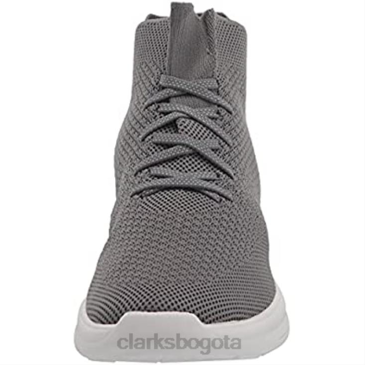 Clarks 0DX8L2515 Botas chukka medias ezera de punto gris oscuro de Clarks para mujer mujer punto gris oscuro