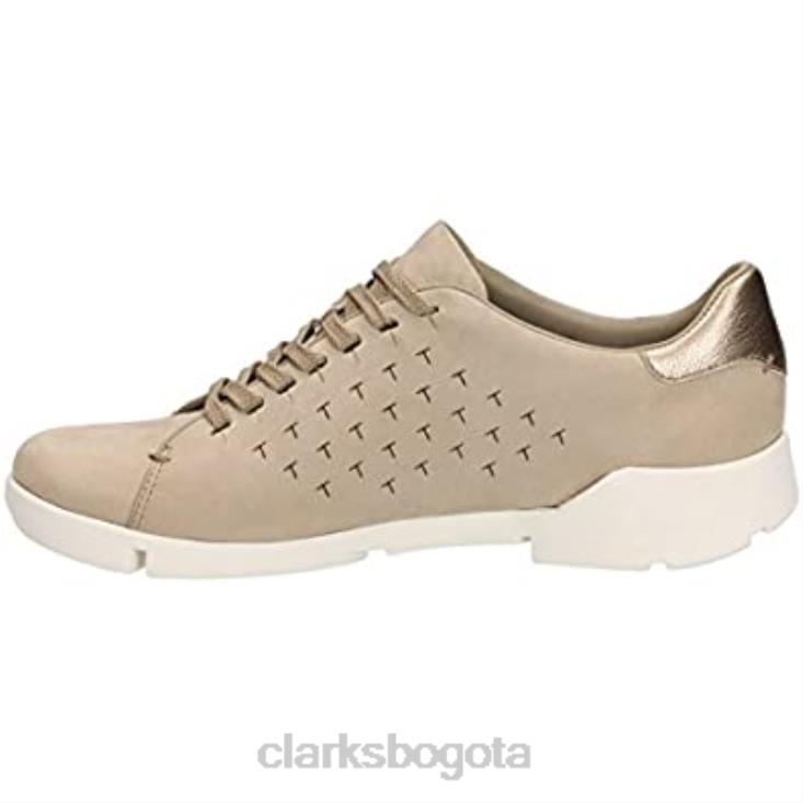 Clarks 0DX8L2517 zapatillas tri abby mujer beige clarks beige mujer