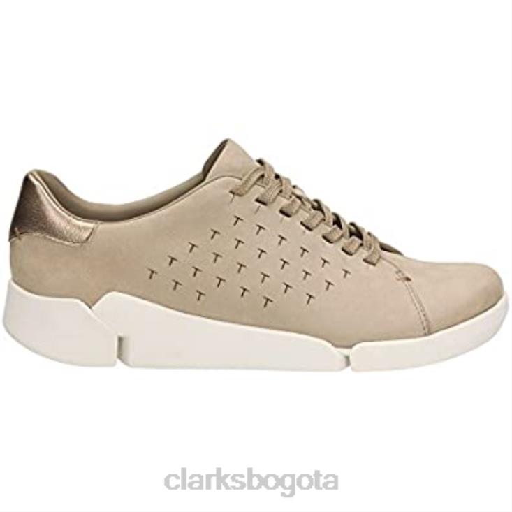 Clarks 0DX8L2517 zapatillas tri abby mujer beige clarks beige mujer