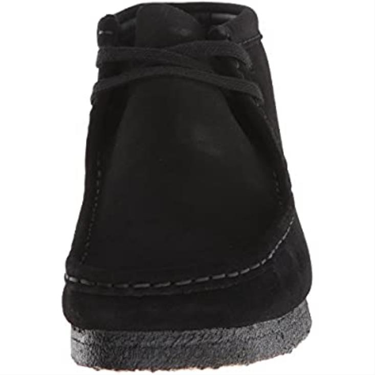 Clarks 0DX8L2520 Botas chukka wallabee de clarks de ante negro para hombre hombres ante negro