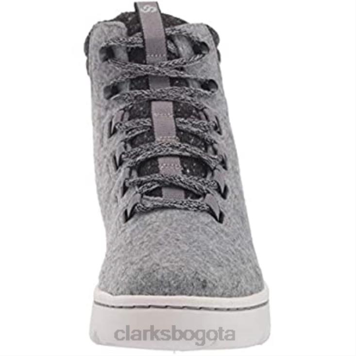 Clarks 0DX8L2522 Botines clarks step explorarhi de fieltro gris para mujer mujer fieltro gris