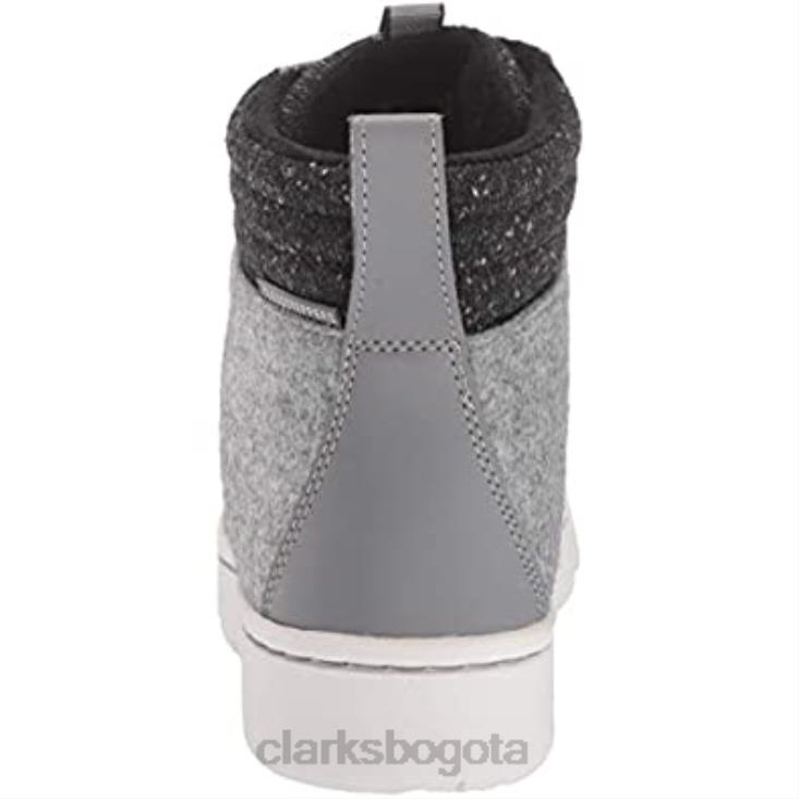 Clarks 0DX8L2522 Botines clarks step explorarhi de fieltro gris para mujer mujer fieltro gris