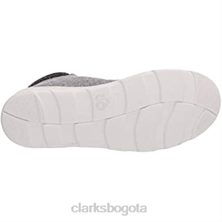 Clarks 0DX8L2522 Botines clarks step explorarhi de fieltro gris para mujer mujer fieltro gris