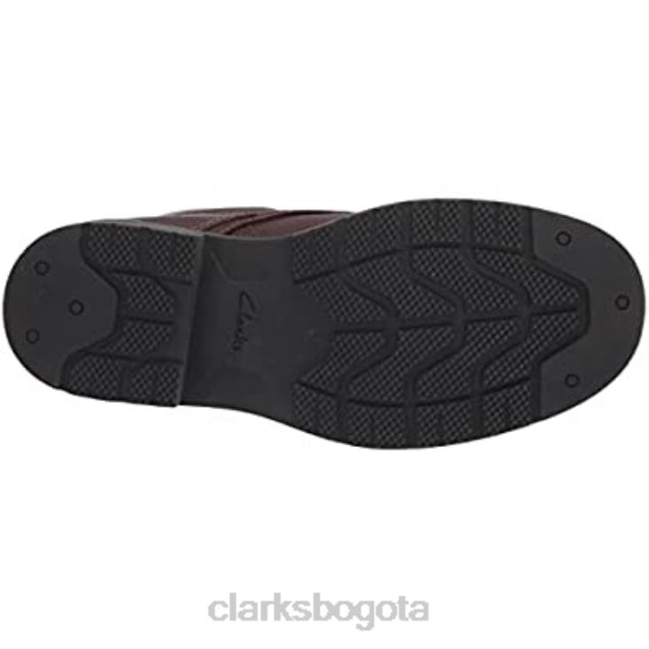 Clarks 0DX8L2524 botín alto impermeable morris de hombre caído marrón clarks hombres