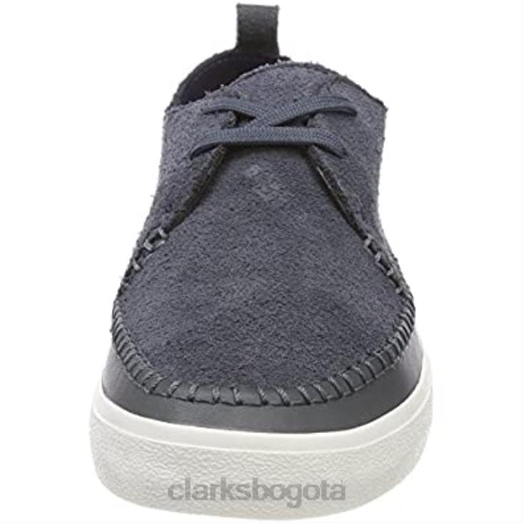 Clarks 0DX8L2526 clarks kessell craft derbys de ante azul para hombre hombres gamuza azul