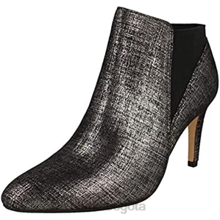 Clarks 0DX8L2529 Botines clarks laina violeta negro metalizado plata mujer mujer negro metalizado plata