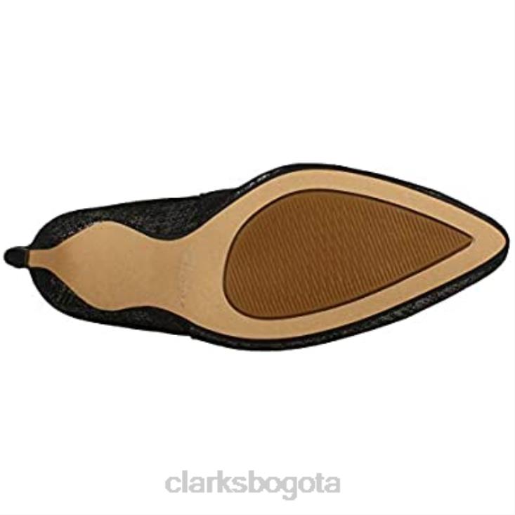 Clarks 0DX8L2529 Botines clarks laina violeta negro metalizado plata mujer mujer negro metalizado plata