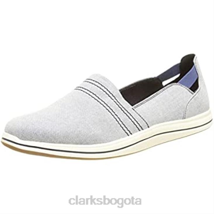 Clarks 0DX8L2537 Mule clarks denim brinkley step para mujer mujer mezclilla