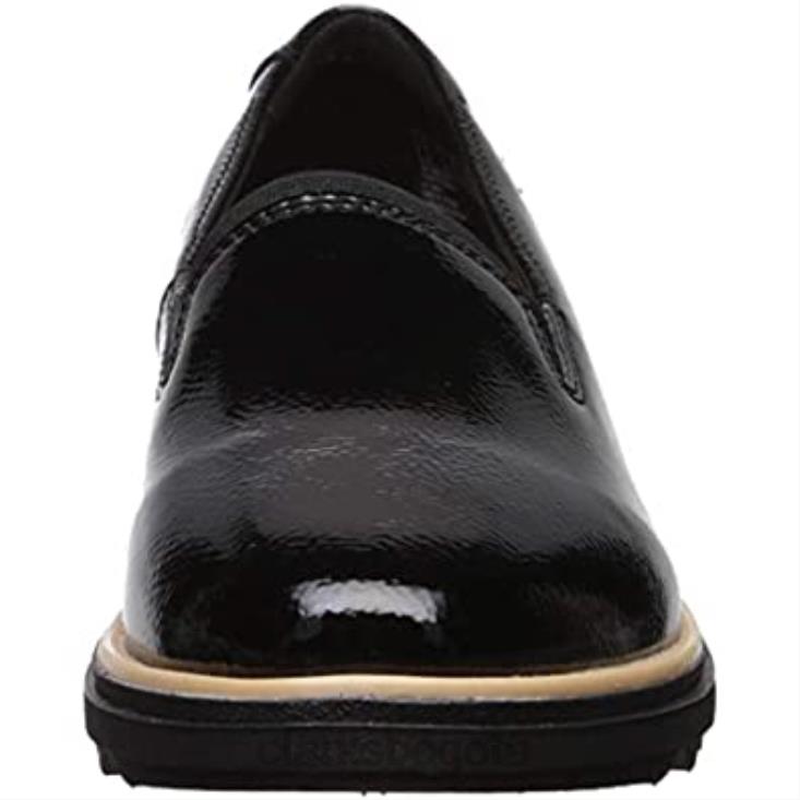 Clarks 0DX8L254 mocasín sharon dolly mujer charol sintético negro clarks mujer