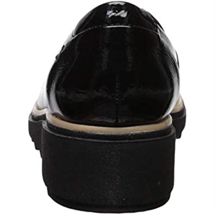Clarks 0DX8L254 mocasín sharon dolly mujer charol sintético negro clarks mujer