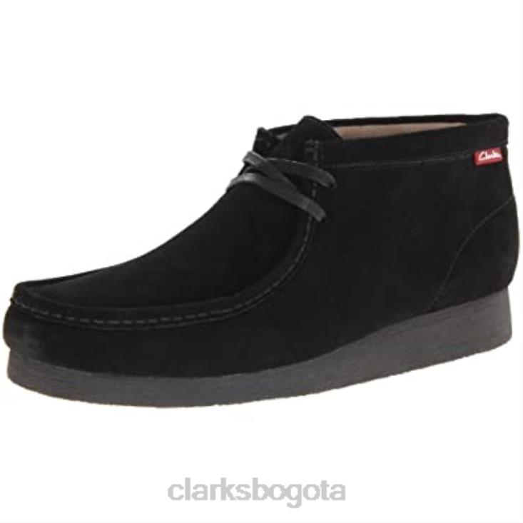 Clarks 0DX8L2541 bota chukka stinson hi para hombre clarks ante negro hombres ante negro