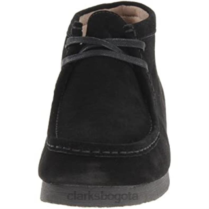 Clarks 0DX8L2541 bota chukka stinson hi para hombre clarks ante negro hombres ante negro