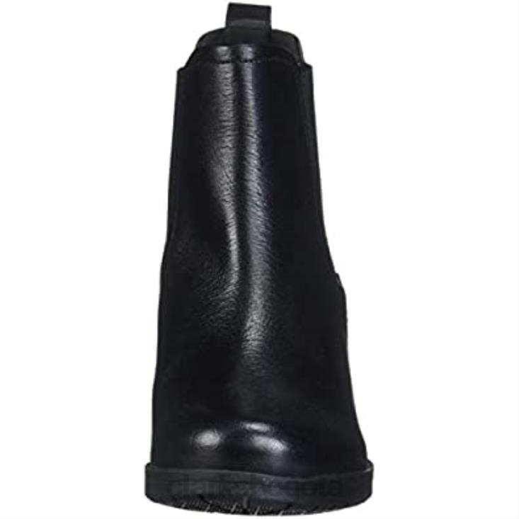 Clarks 0DX8L2546 Botas chelsea clarks hollis sun de mujer de cuero negro mujer cuero negro